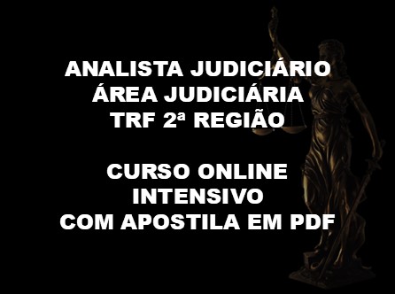 Analista Judiciário - Área Judiciária - TRT 2ª Região - Curso Online com Apostila em PDF