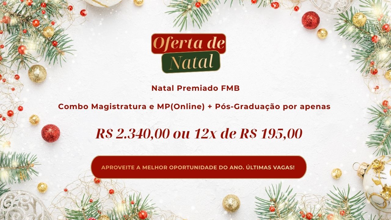 Natal Premiado FMB Combo Magistratura e MP(Online) + Pós-Graduação por apenas (Miniatura do YouTube)